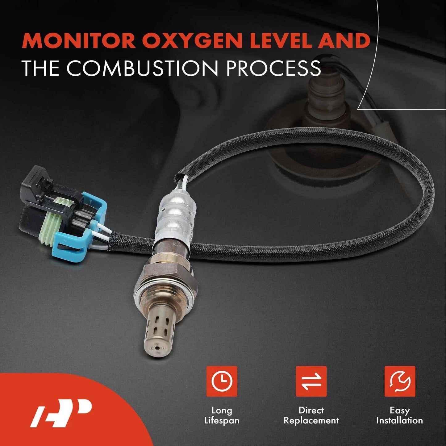 2X Oxygen Sensor for Chevrolet Silverado GMC Sierra Yukon (2000–2014)