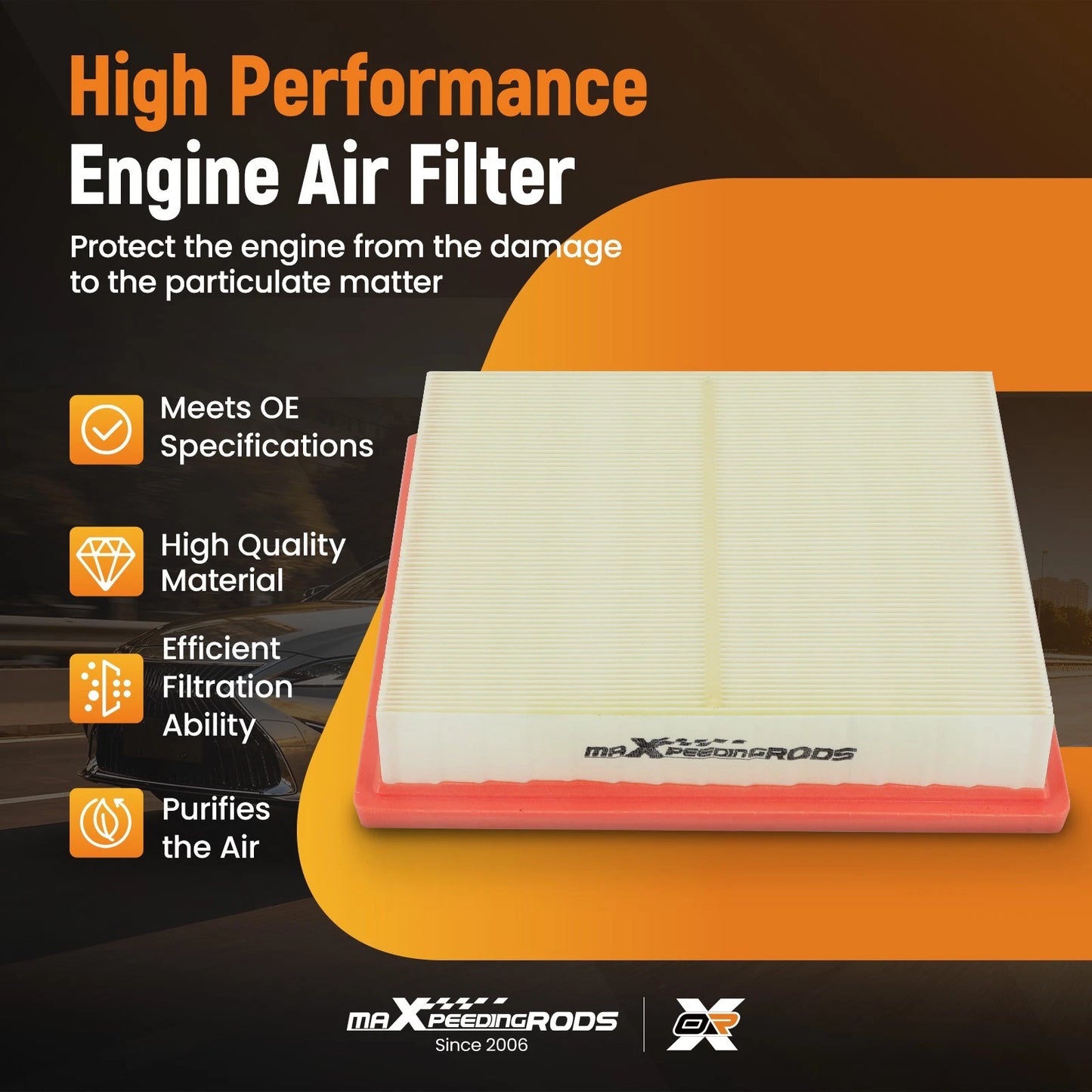 Engine Air Filter Front for Lexus ES350 (2019–2024) Toyota Camry (2019–2024)