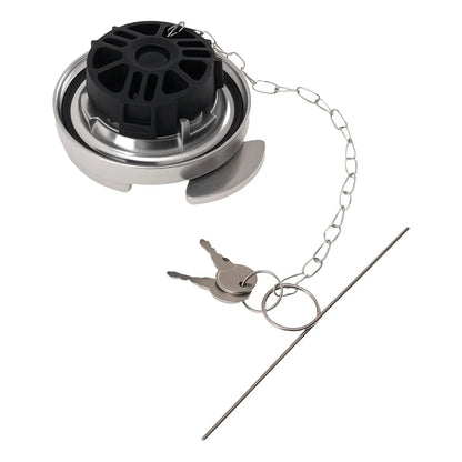 Anti-Theft Cap with Chain for Peterbilt 378 379 384 385 386 (1987–2016)