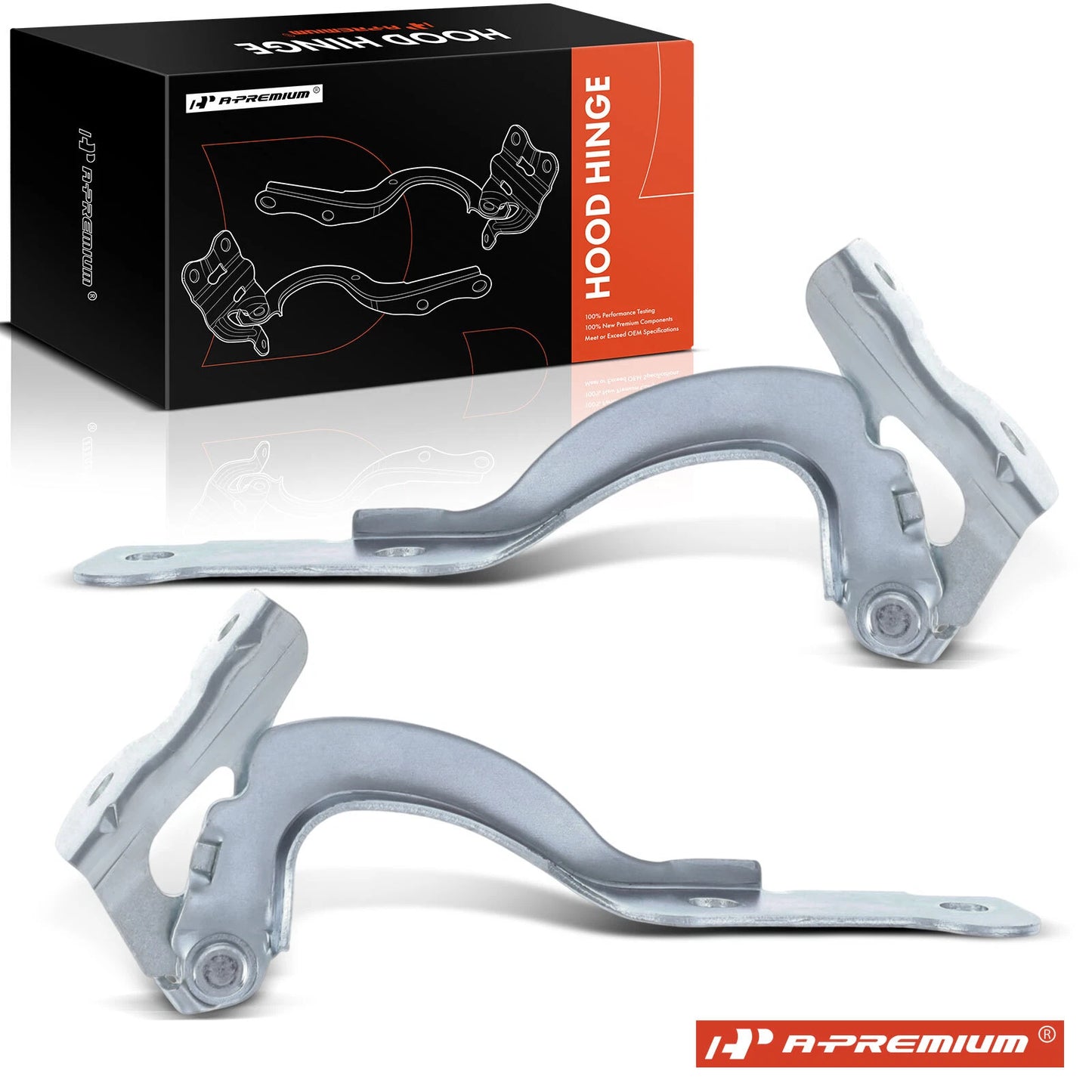 2X Hood Hinge for Chevy Aveo (2007–2011) & Pontiac G3 (2007–2010)