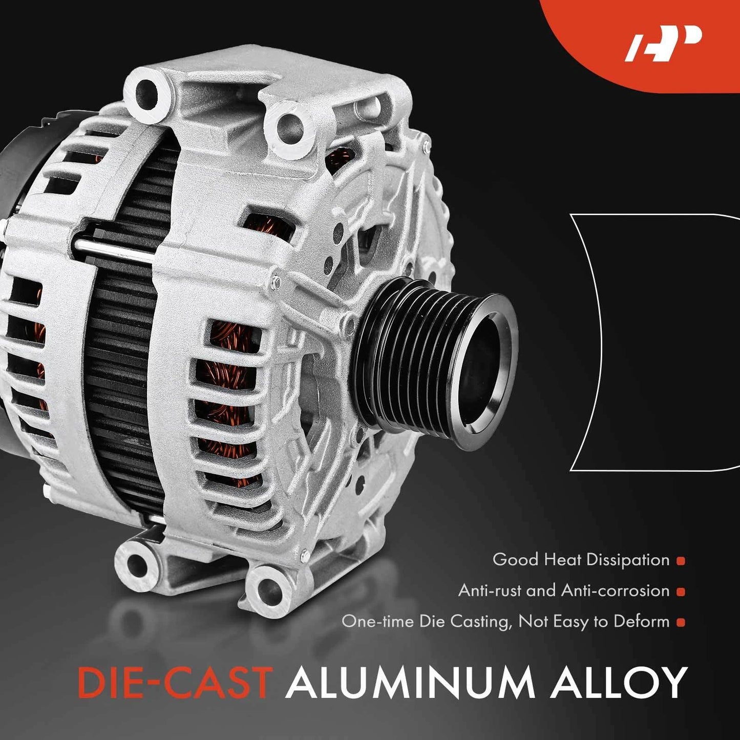 Alternator for Mercedes-Benz C216 CL600 CL65 AMG W221 W222 S600 S65 AMG (2007–2020)