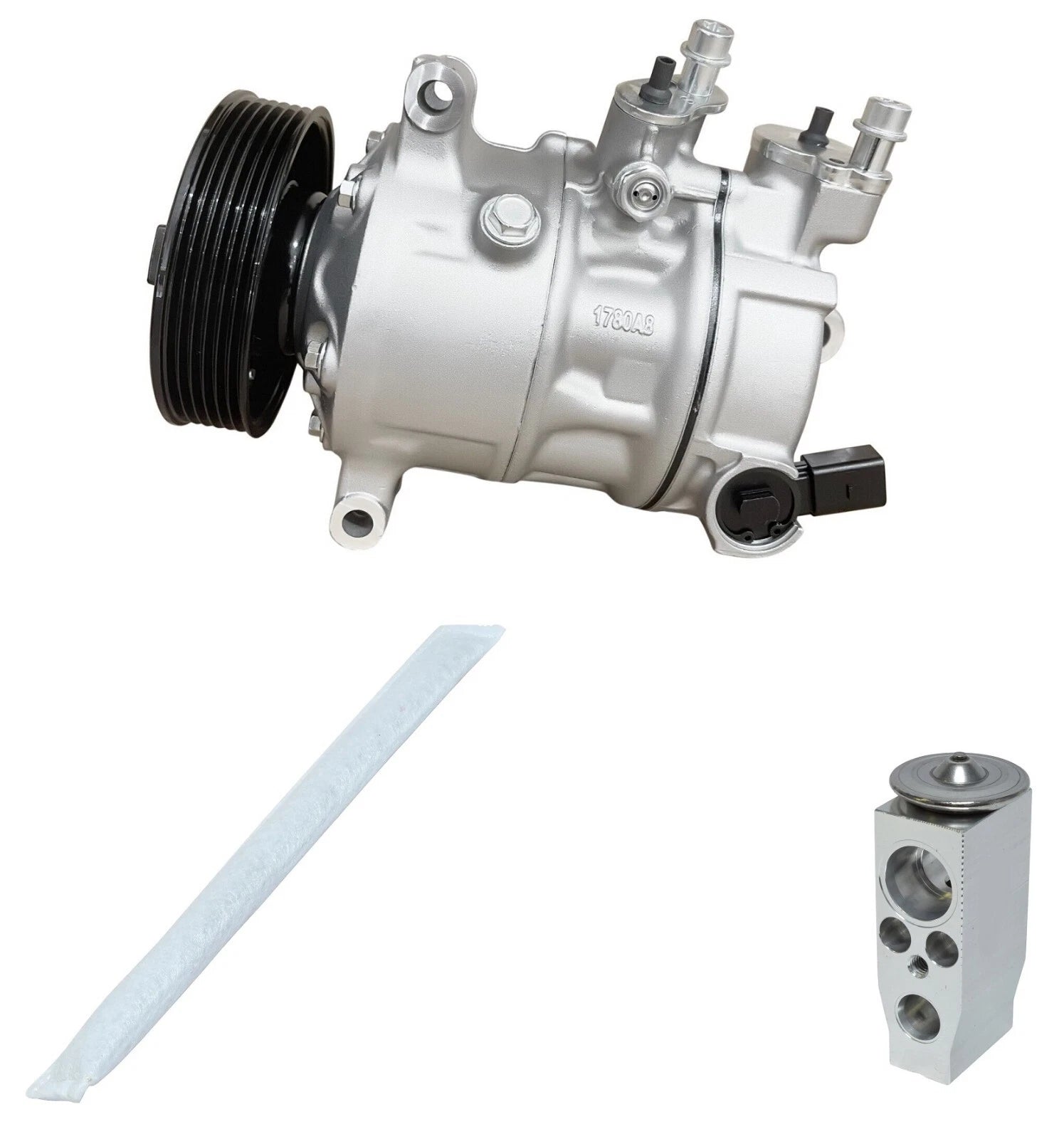 AC Compressor Kit Replacement for Volkswagen Golf SportWagen 2.0L (2015–2019)
