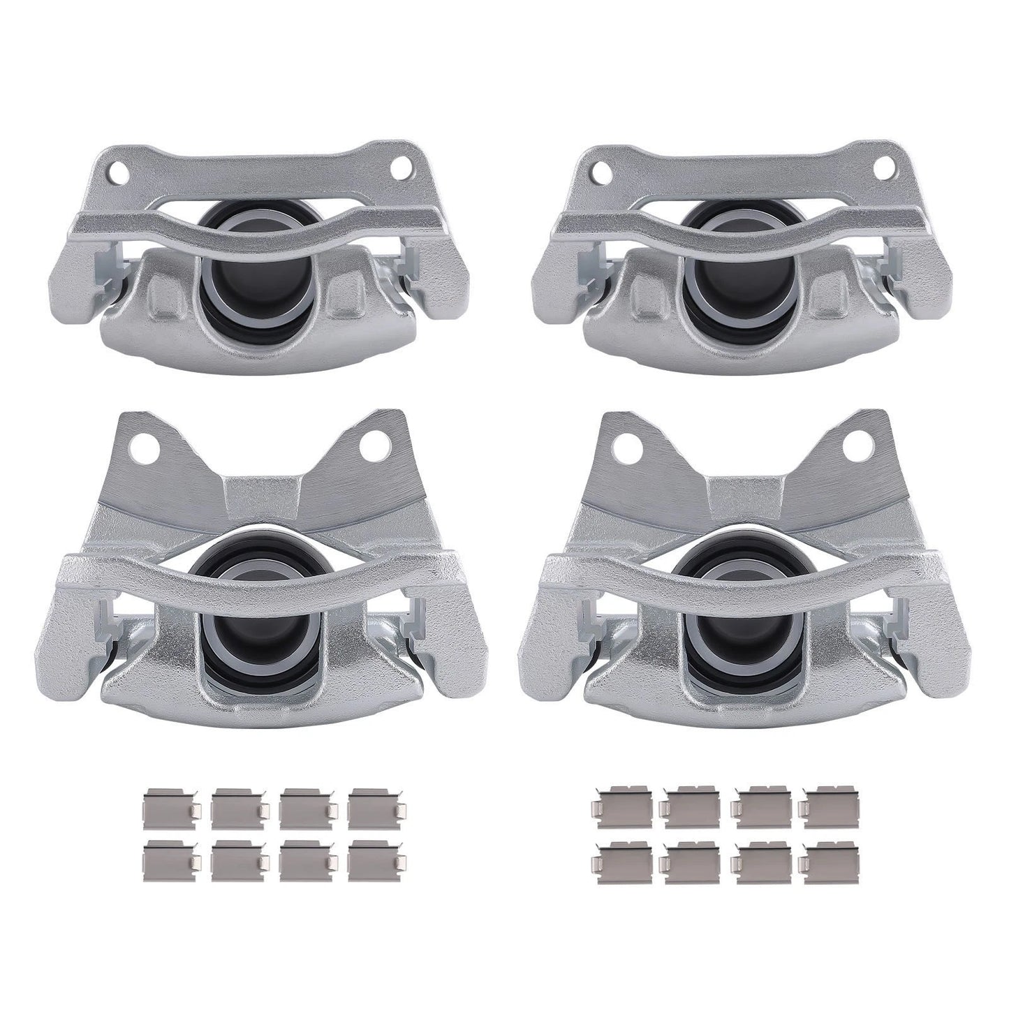 Front & Rear Disc Brake Calipers with Bracket for Jeep Wrangler (2007–2018)
