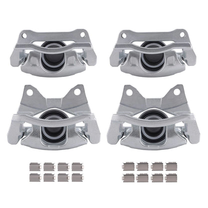 Front & Rear Disc Brake Calipers with Bracket for Jeep Wrangler (2007–2018)
