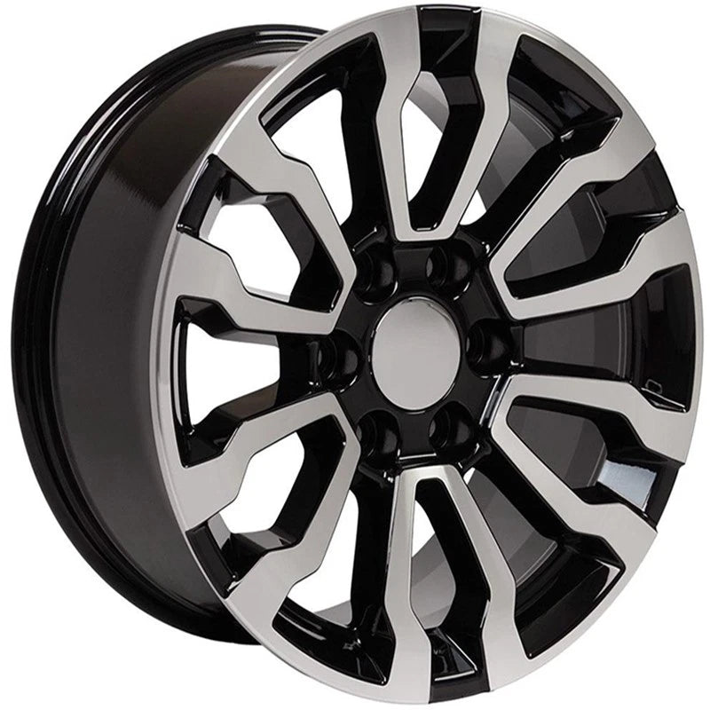 18 Inch Machined Black Wheel Replacement for 1992-1994 Chevy Blazer