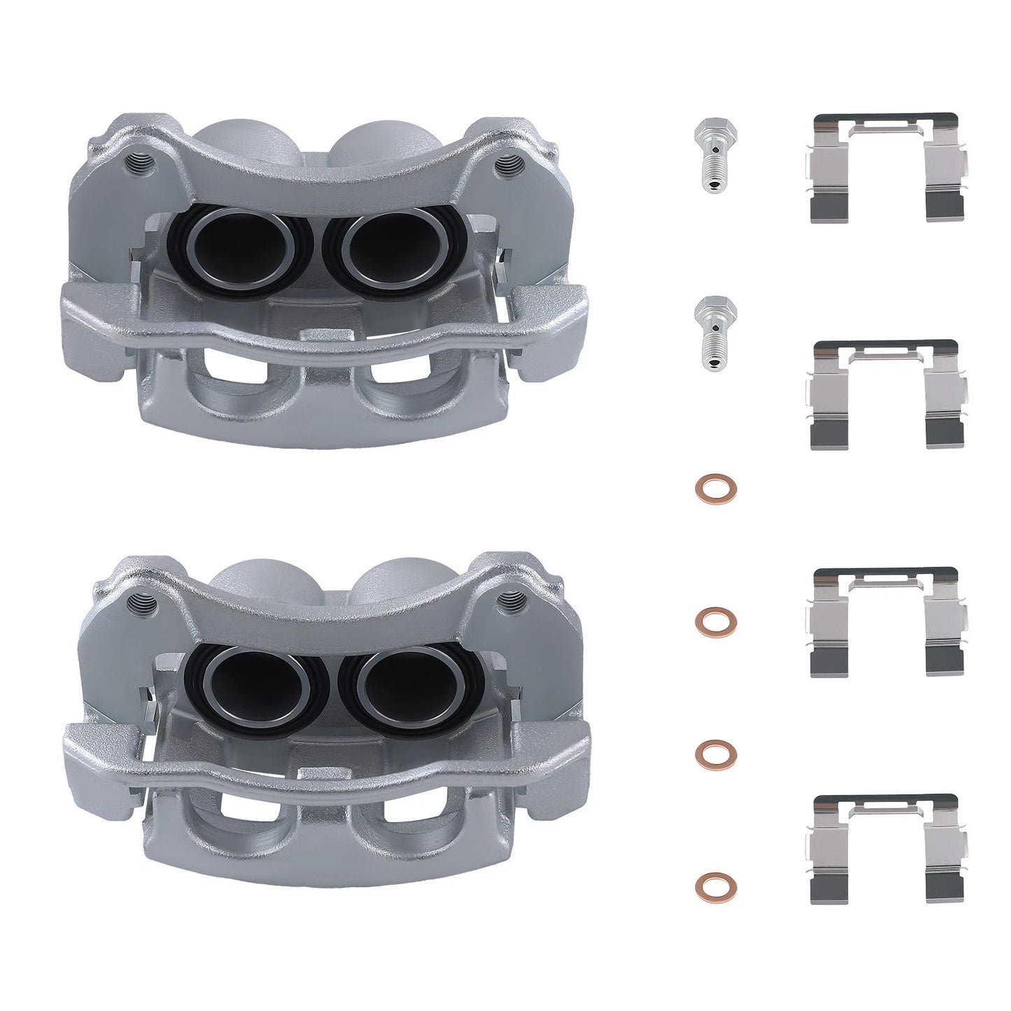 Front Left & Right Brake Calipers with Bracket for Equinox Torrent (2005–2007)