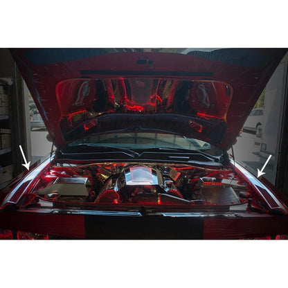 LED Fender Caps Stainless Steel Replacement for 2008-2019 Dodge Challenger