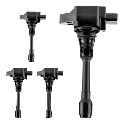 Ignition Coil 4PCS for Infiniti FX50 M56 and Nissan Altima Sentra Versa (New)