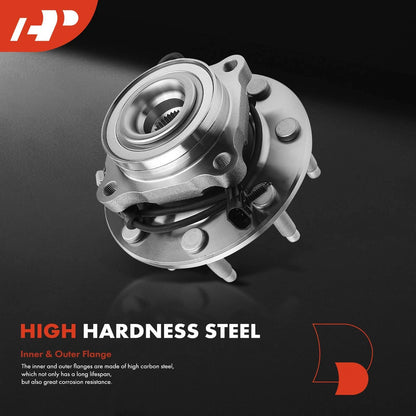 2X Front Wheel Hub & Bearing Assembly for Chevrolet Silverado 3500 (2001–2023)