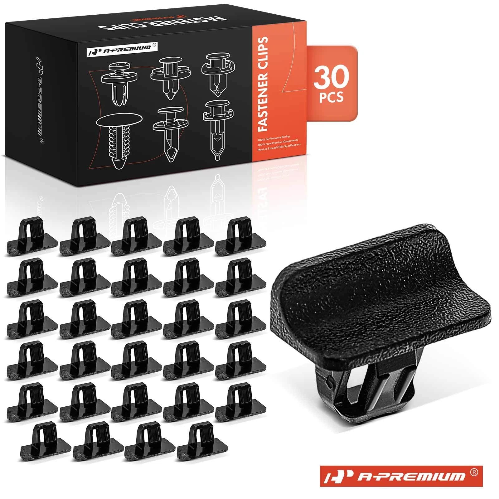 30Pcs 11mm Nylon Bumper Moulding Clips for Chevy Cadillac