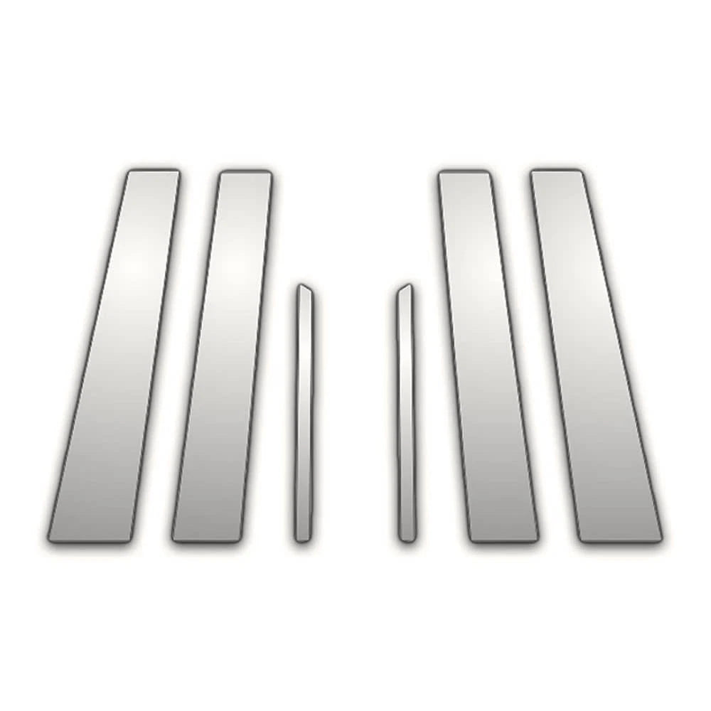 6Pc Chrome Pillar Post Covers for Chevrolet Equinox (2005–2009)