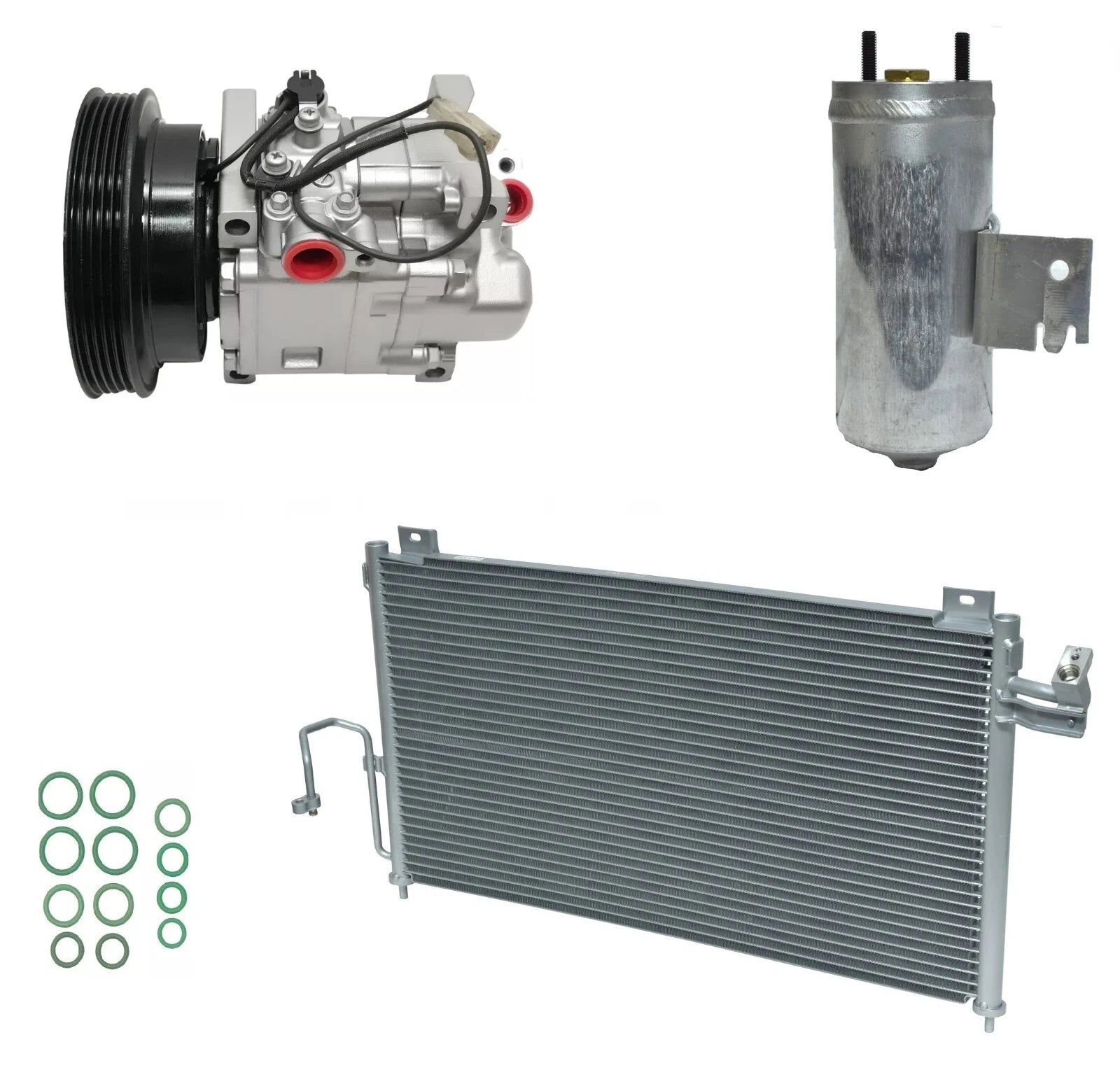 AC Compressor Kit With Condenser for Mazda Protege 1.8L (2000–2003)