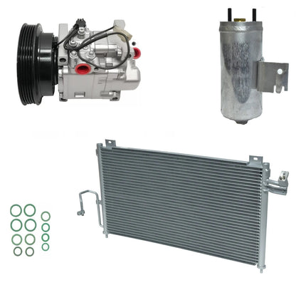 AC Compressor Kit With Condenser for Mazda Protege 1.8L (2000–2003)