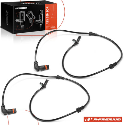 2X Front ABS Wheel Speed Sensor for Mercedes-Benz GLK250 GLK350 (2013–2015)