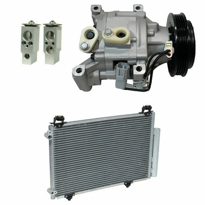 AC Compressor Kit With Condenser for Toyota Echo 1.5L (2003–2005)