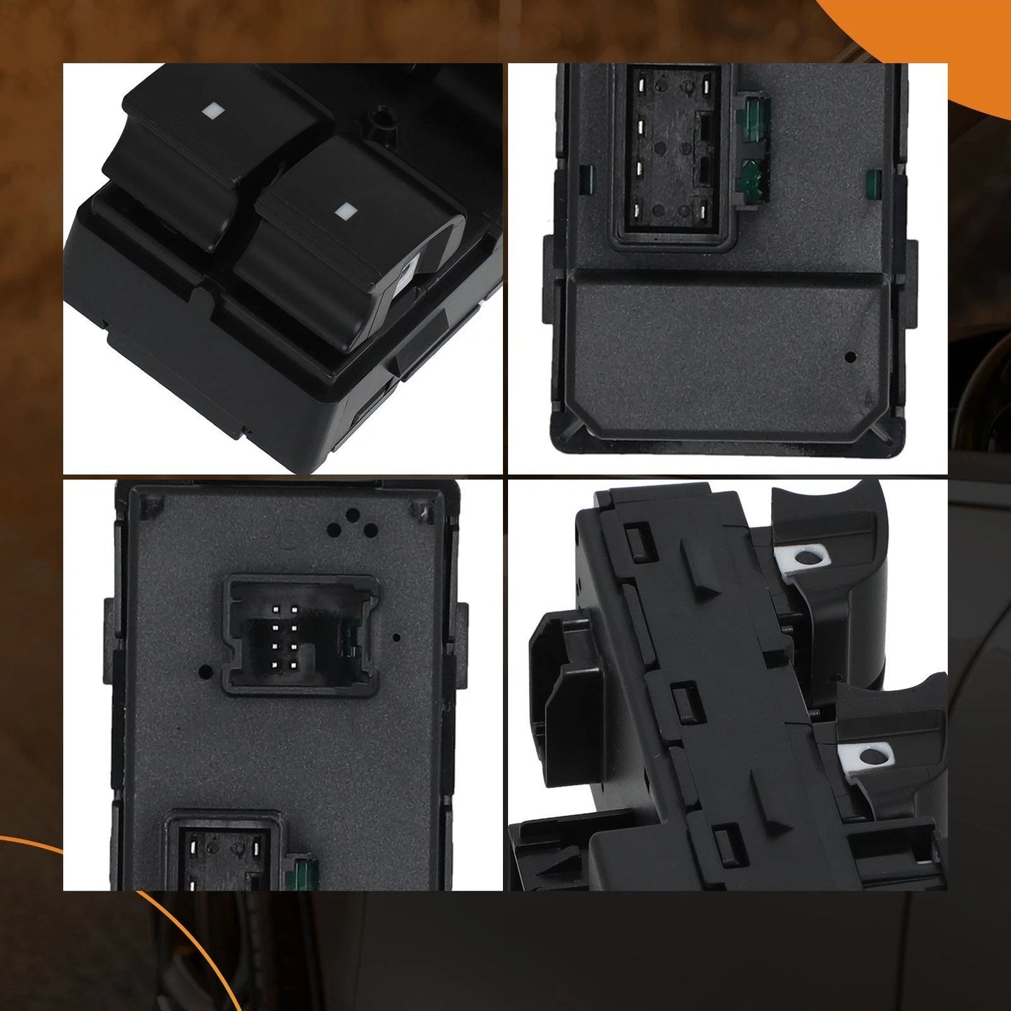 Front Driver Side Window Control Switch for GMC Sierra 1500 (2007–2014)