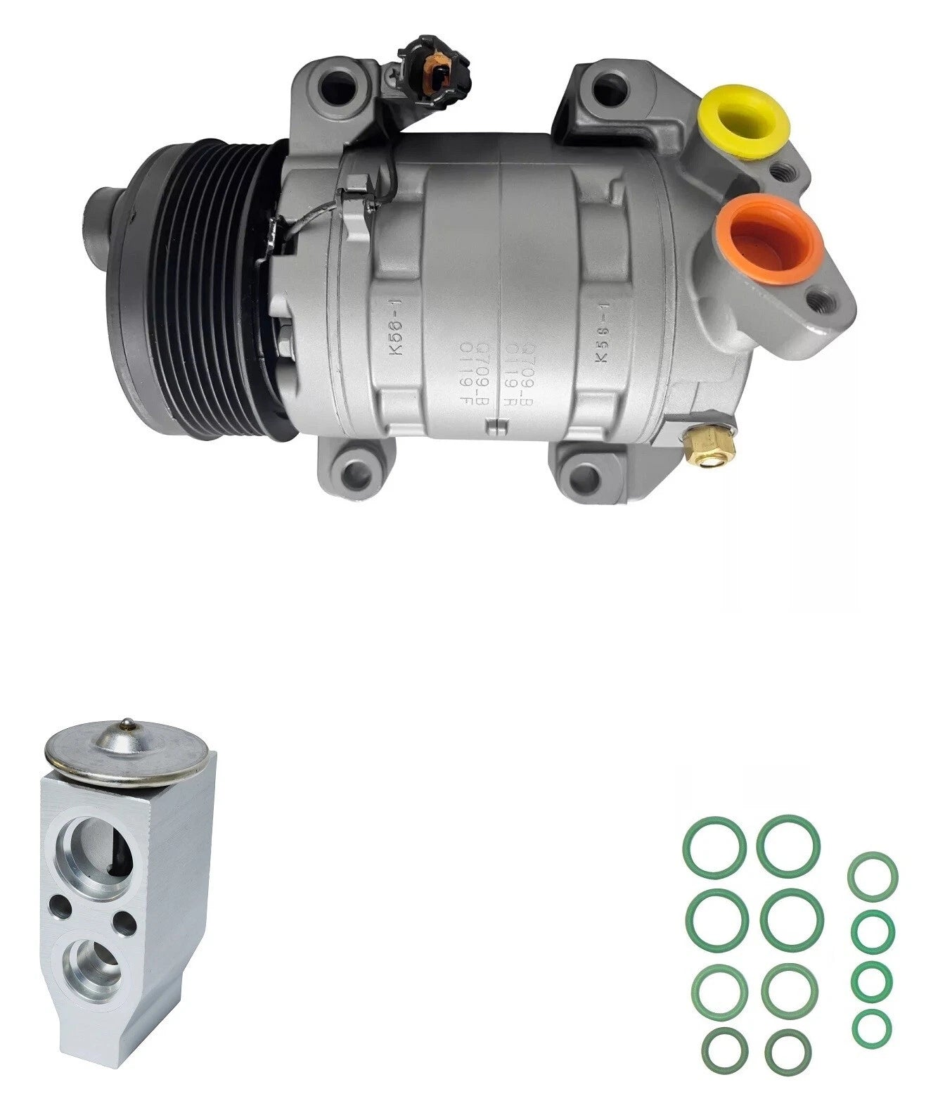 A C Compressor Kit Replacement for Nissan Titan XD 5.6L (2016–2019)