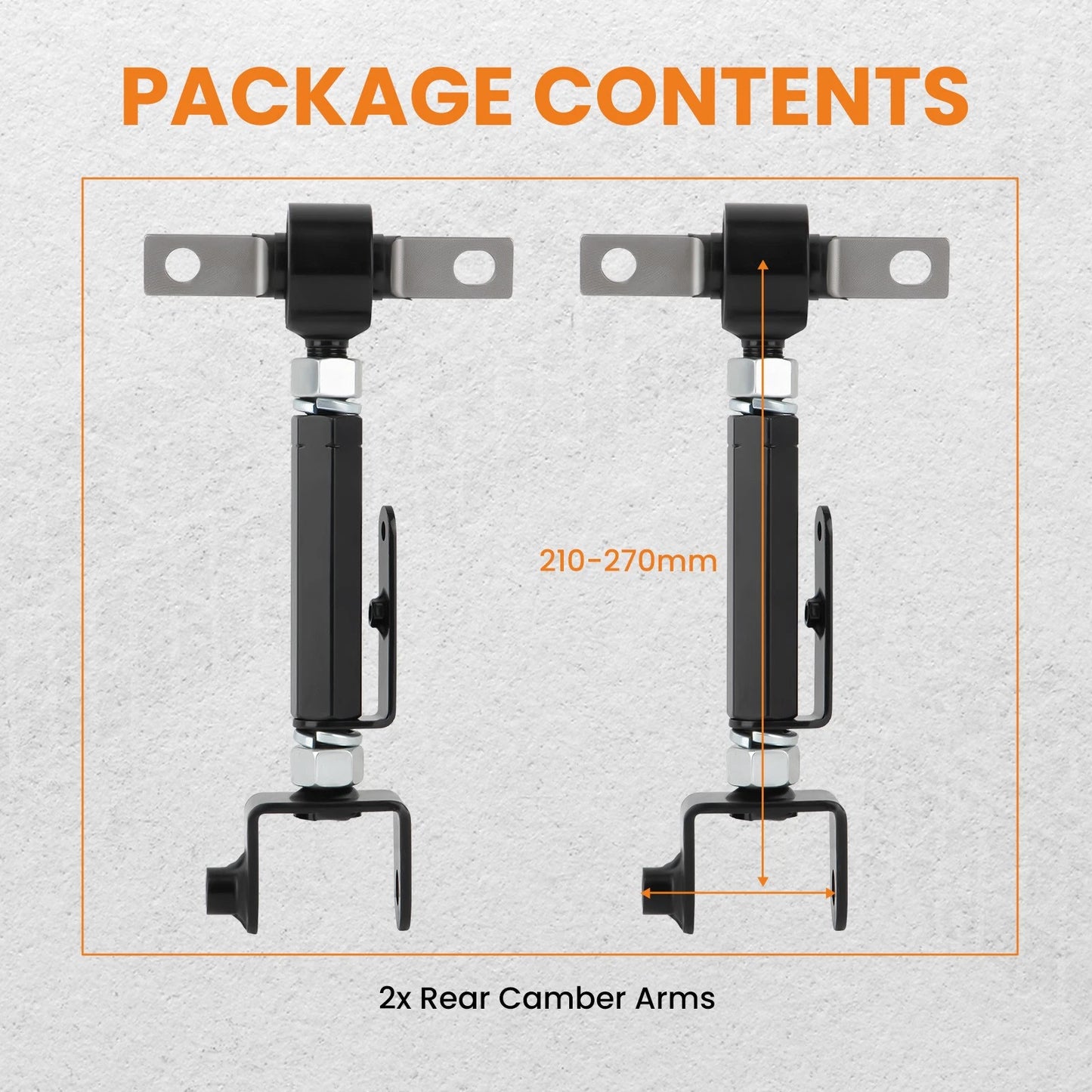Adjustable Rear Camber Arm Kit for Honda Civic Acura RSX (2001–2006)