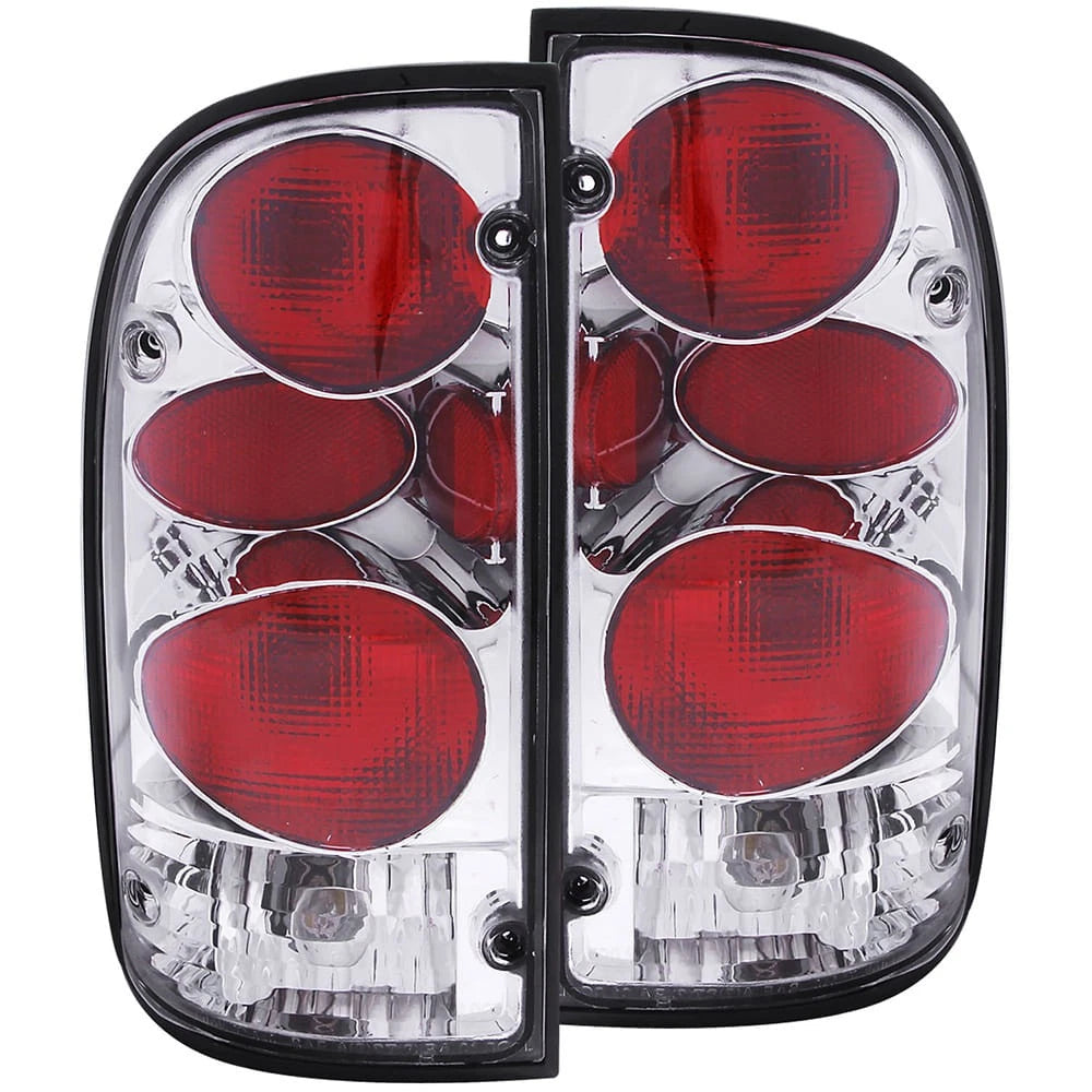 Chrome Clear Lens Tail Light Assembly for 1995-2000 Toyota Tacoma
