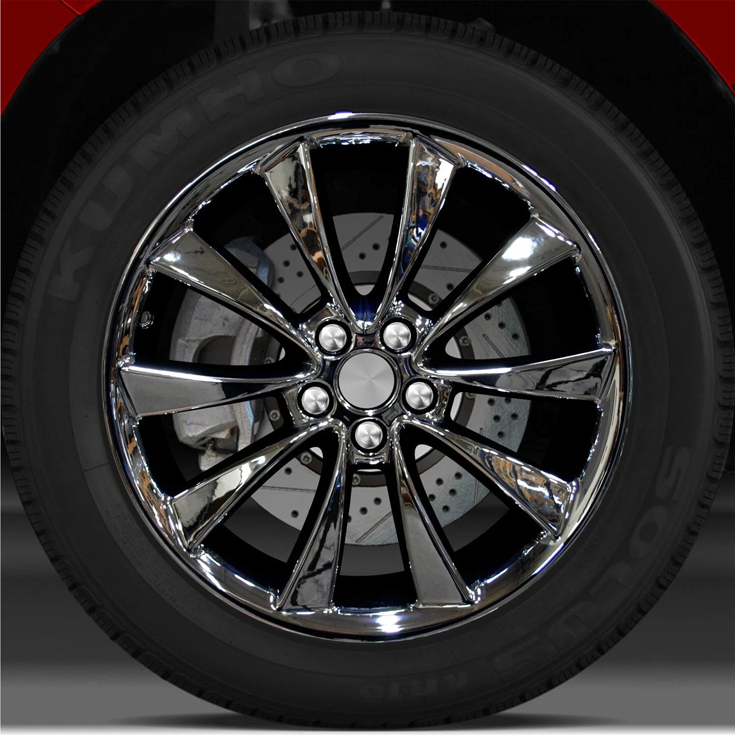 20x8 Factory Wheel (PVD Bright) For 2011-2012 Lincoln MKS - PERF00402