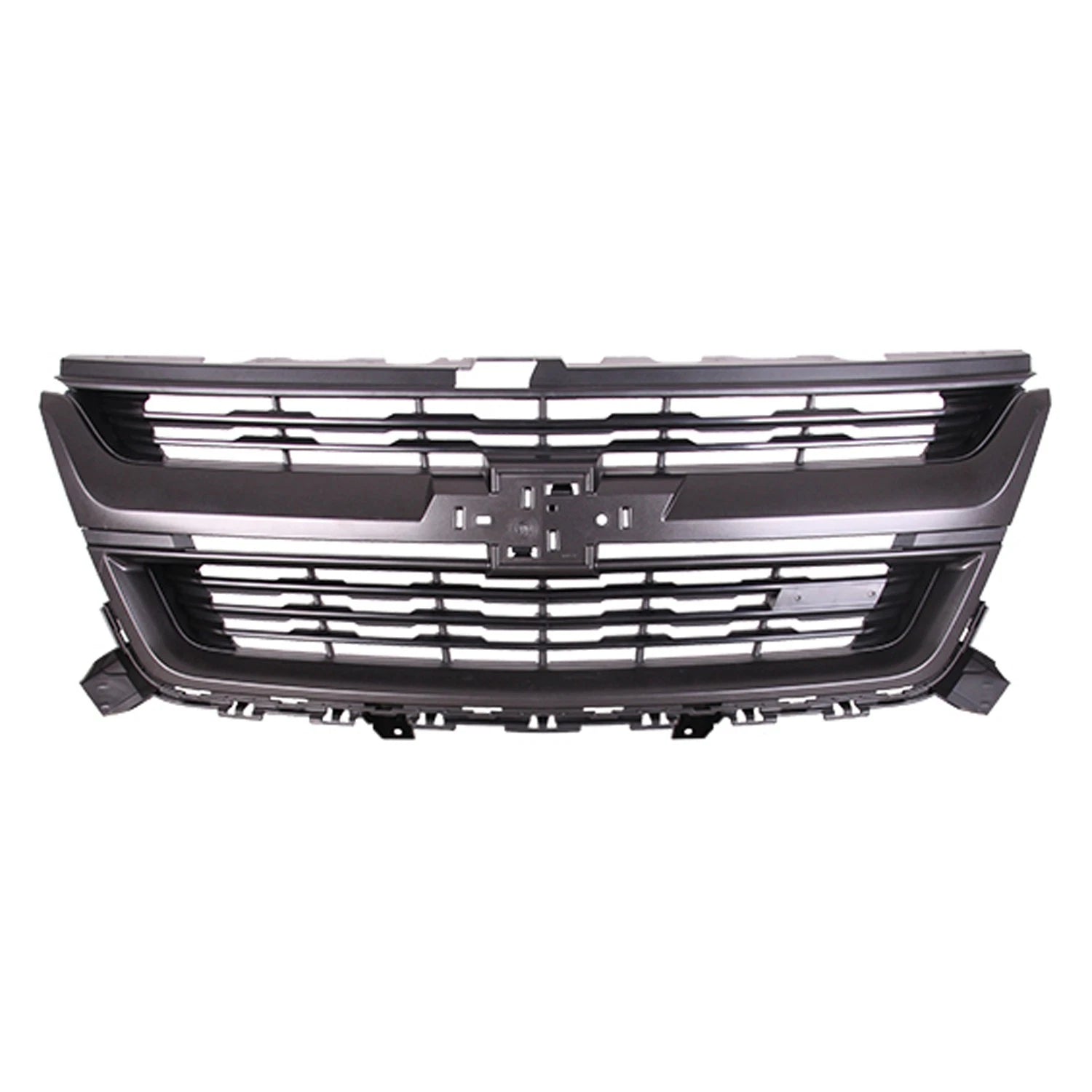 Replacement Black/Gray Matte ABS Plastic Front Grille (See compatibility Chart)