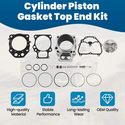 Cylinder Piston Top End Rebuild Kit for Honda TRX520 Foreman (2020–2024)
