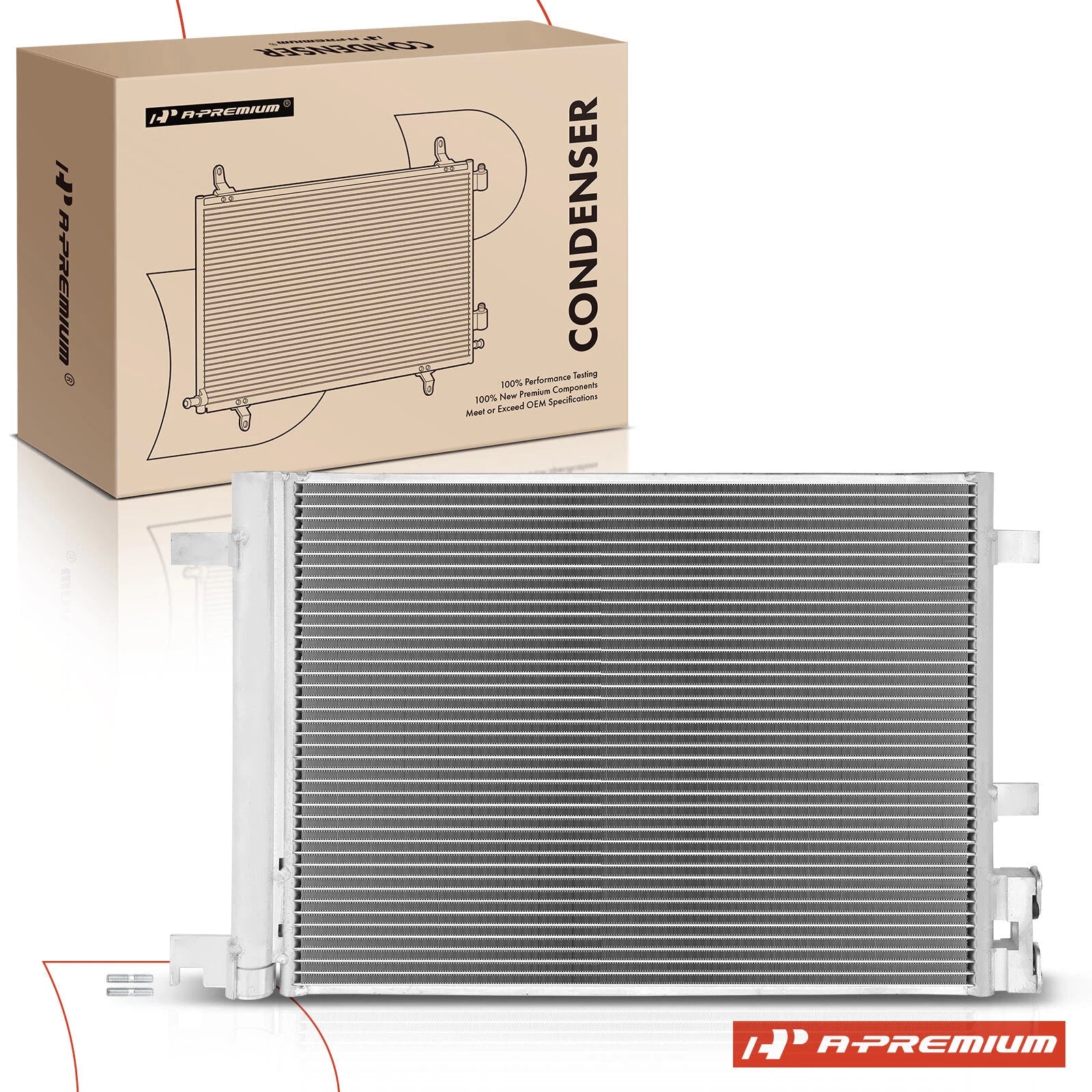 A/C Condenser with Receiver Drier & Bracket for Chevrolet HHR (2006–2011)