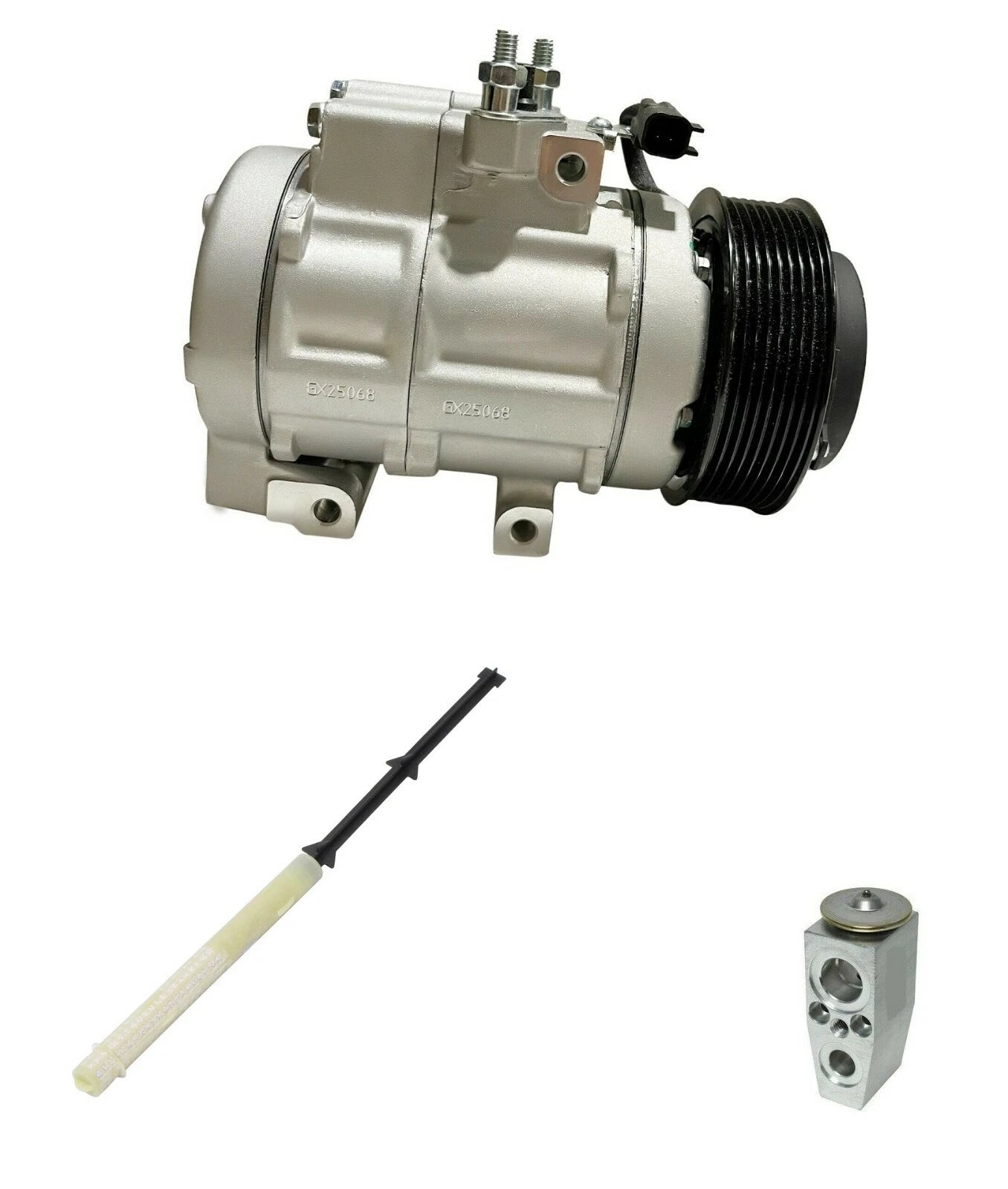 AC Compressor Kit Replacement for Ford F-450 Super Duty 6.8L (2011–2012)