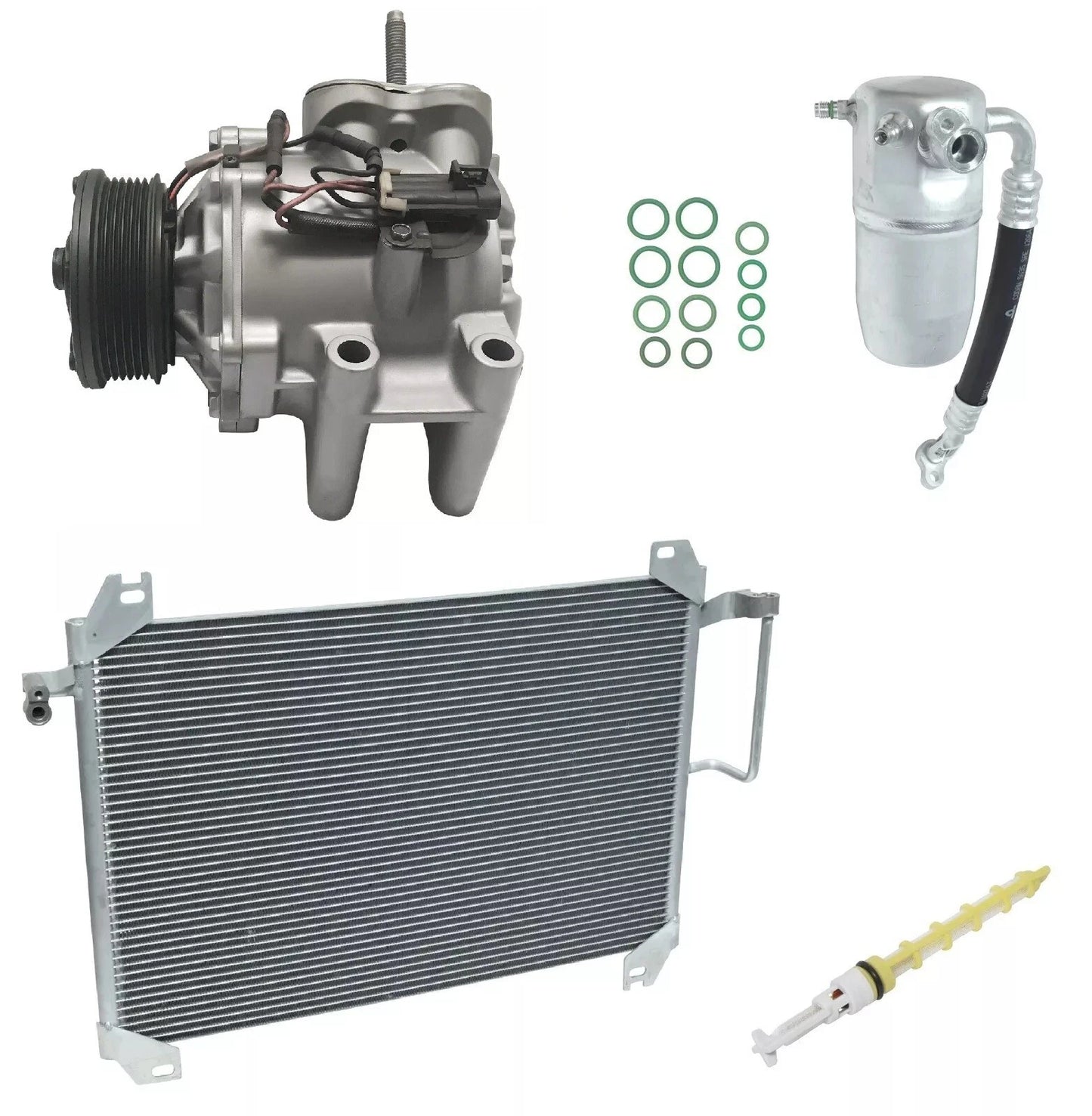 AC Compressor Kit With Condenser for Isuzu Ascender 4.2L (2004–2008)
