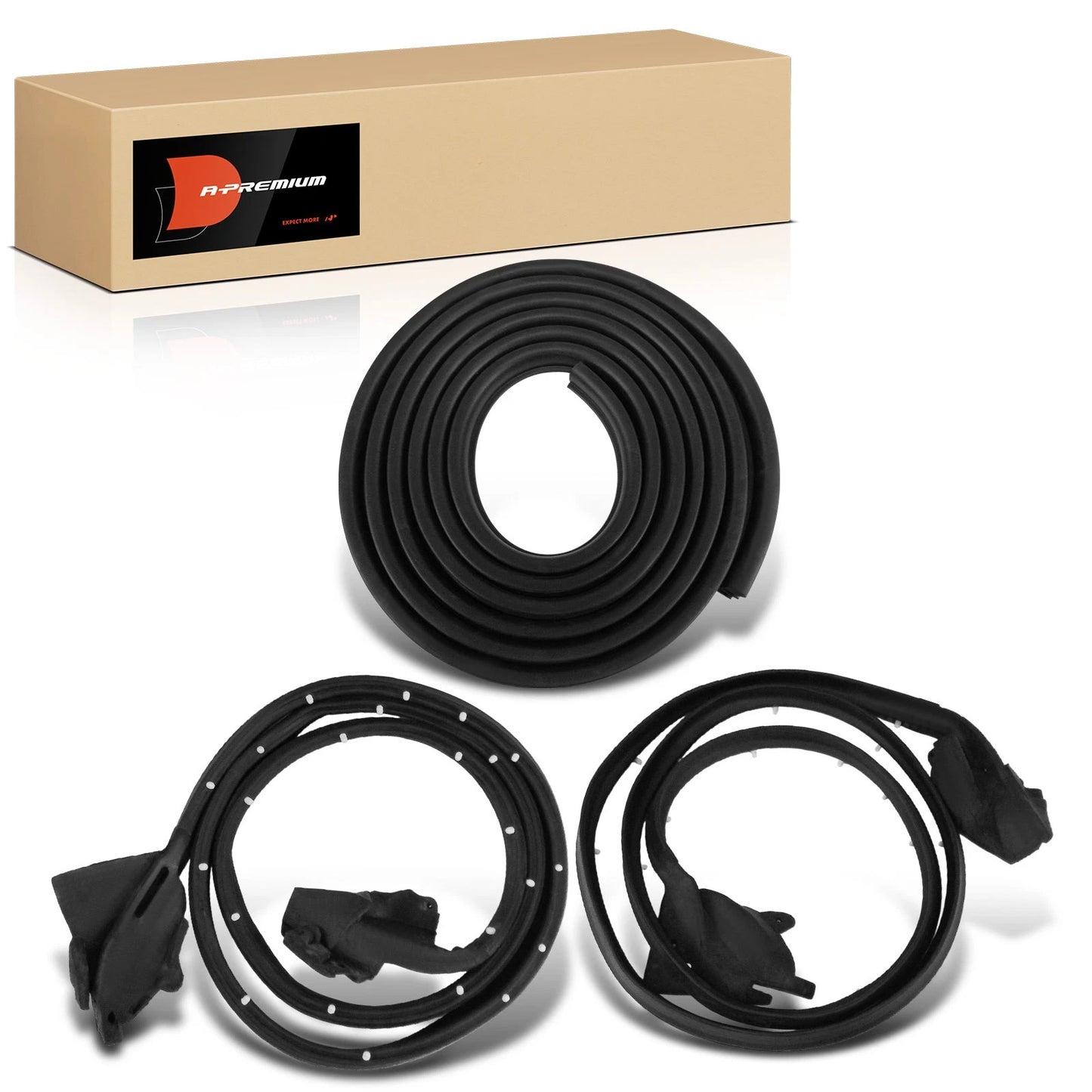 3X Door Seal Weatherstrip for Chevrolet Camaro (2010–2023)