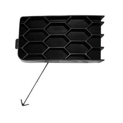 Replacement Black Matte Passenger Side Bumper Grille Filler Piece