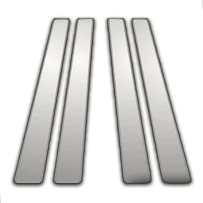 Chrome Pillar Post Covers 4Pc Replacement for Toyota Camry (2002–2006)