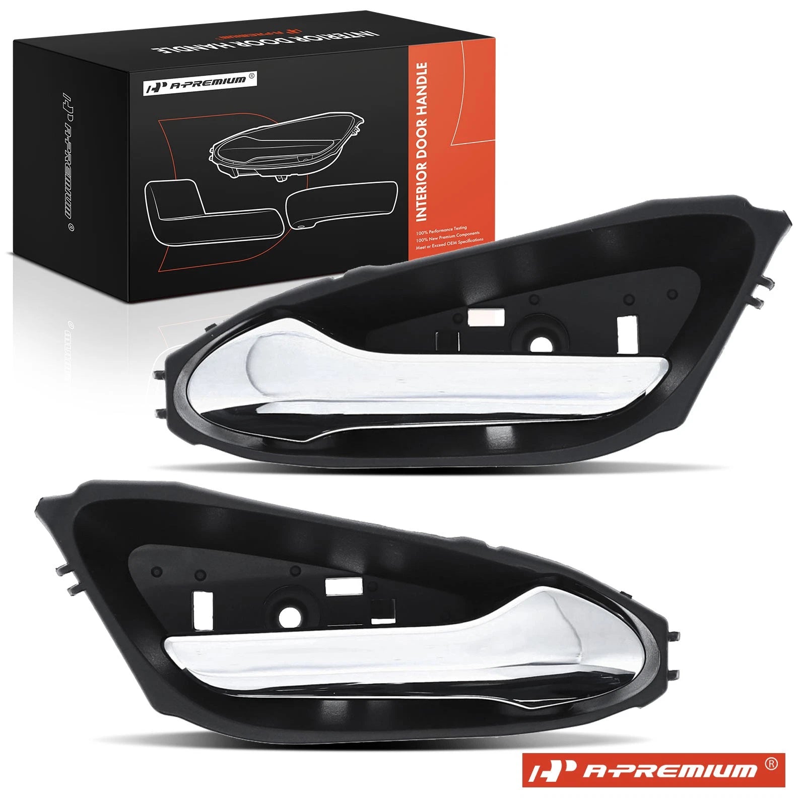 2X Chrome Interior Door Handle for Chevy Spark (2016–2022)