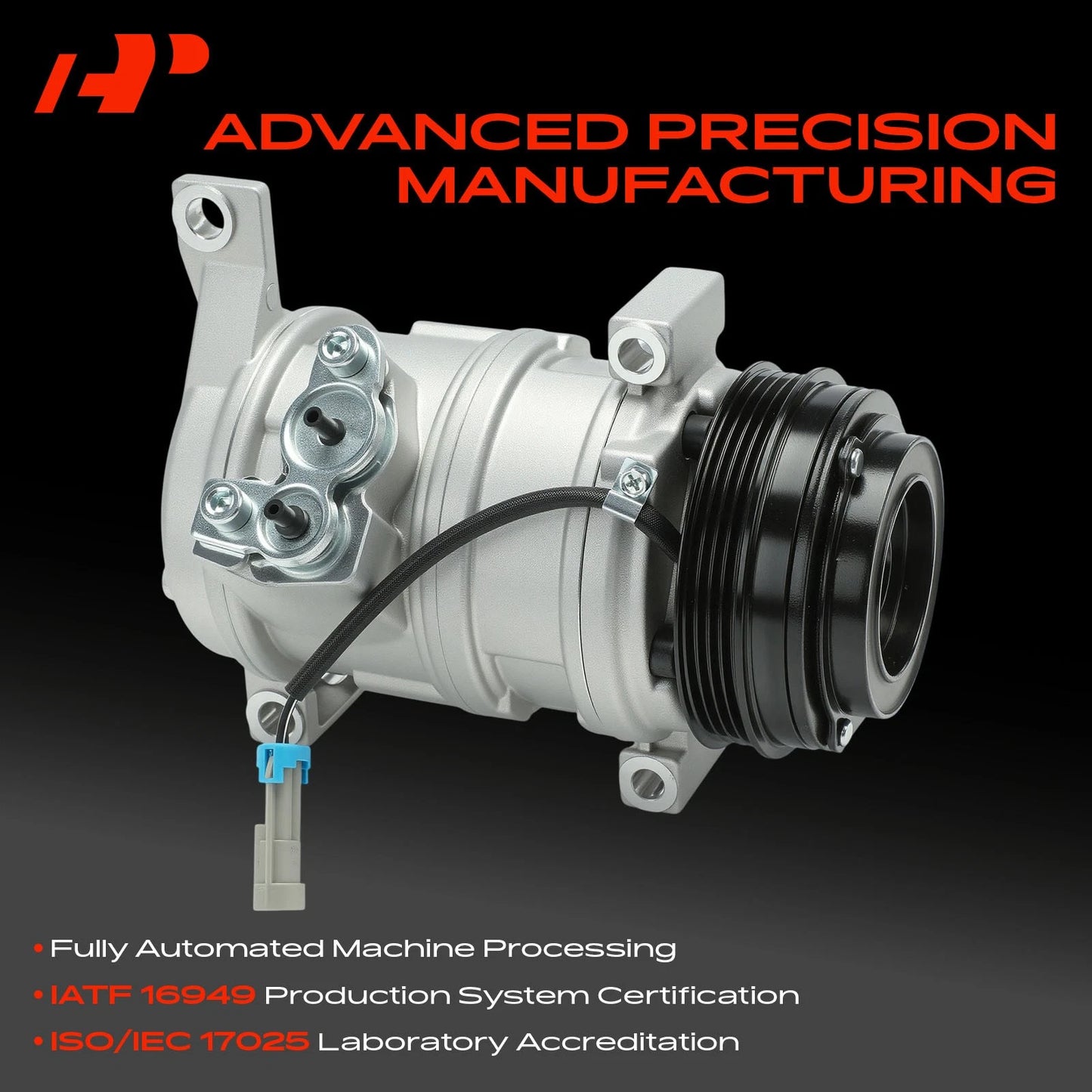 A/C Compressor with Clutch for Chevrolet Tahoe GMC Yukon (2000–2002)