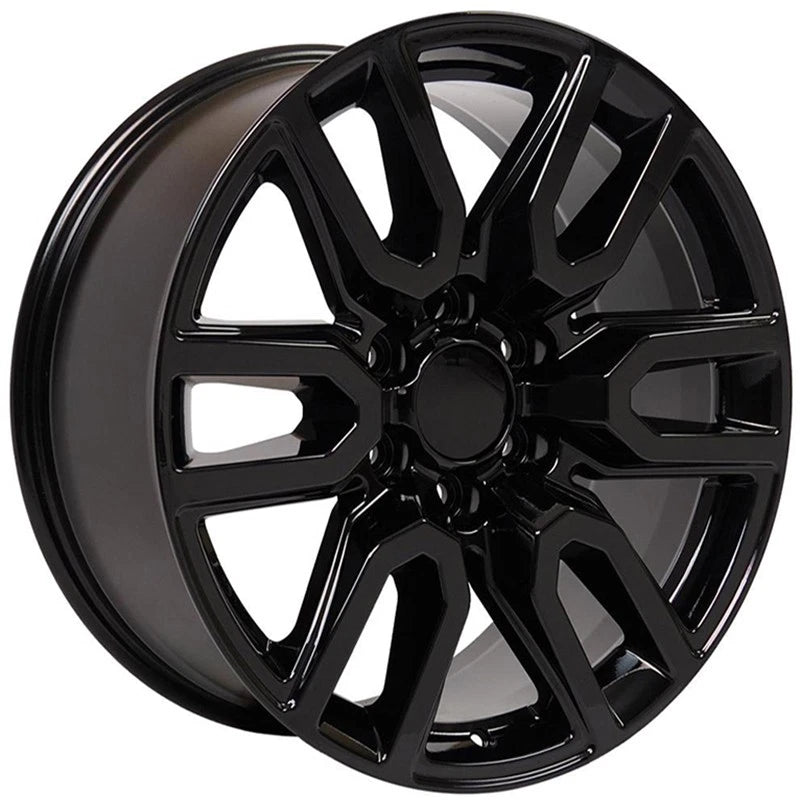 20 Inch Gloss Black Wheel Replacement for GMC Sierra 1500 (1999–2023)