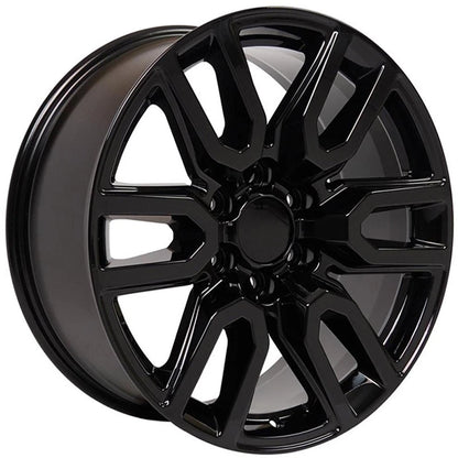 20 Inch Gloss Black Wheel Replacement for GMC Sierra 1500 (1999–2023)