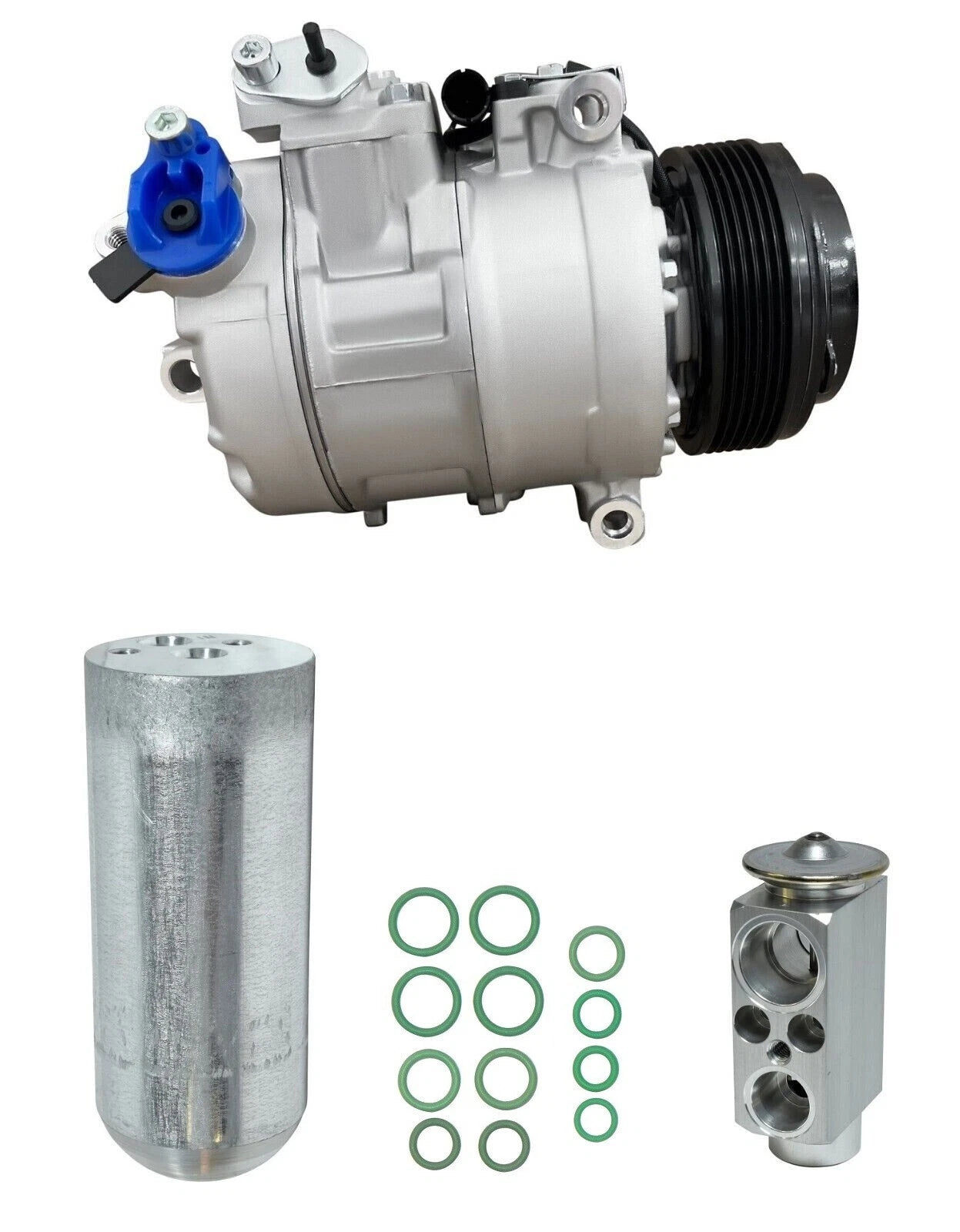 A/C Compressor Kit Replacement for BMW X3 E83 (2007–2010) 6-Groove Pulley