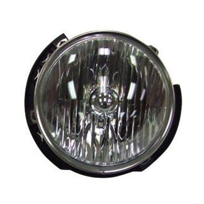 Replacement Passenger Side Head Light Assembly w/o Leveler Motor w/o Harness
