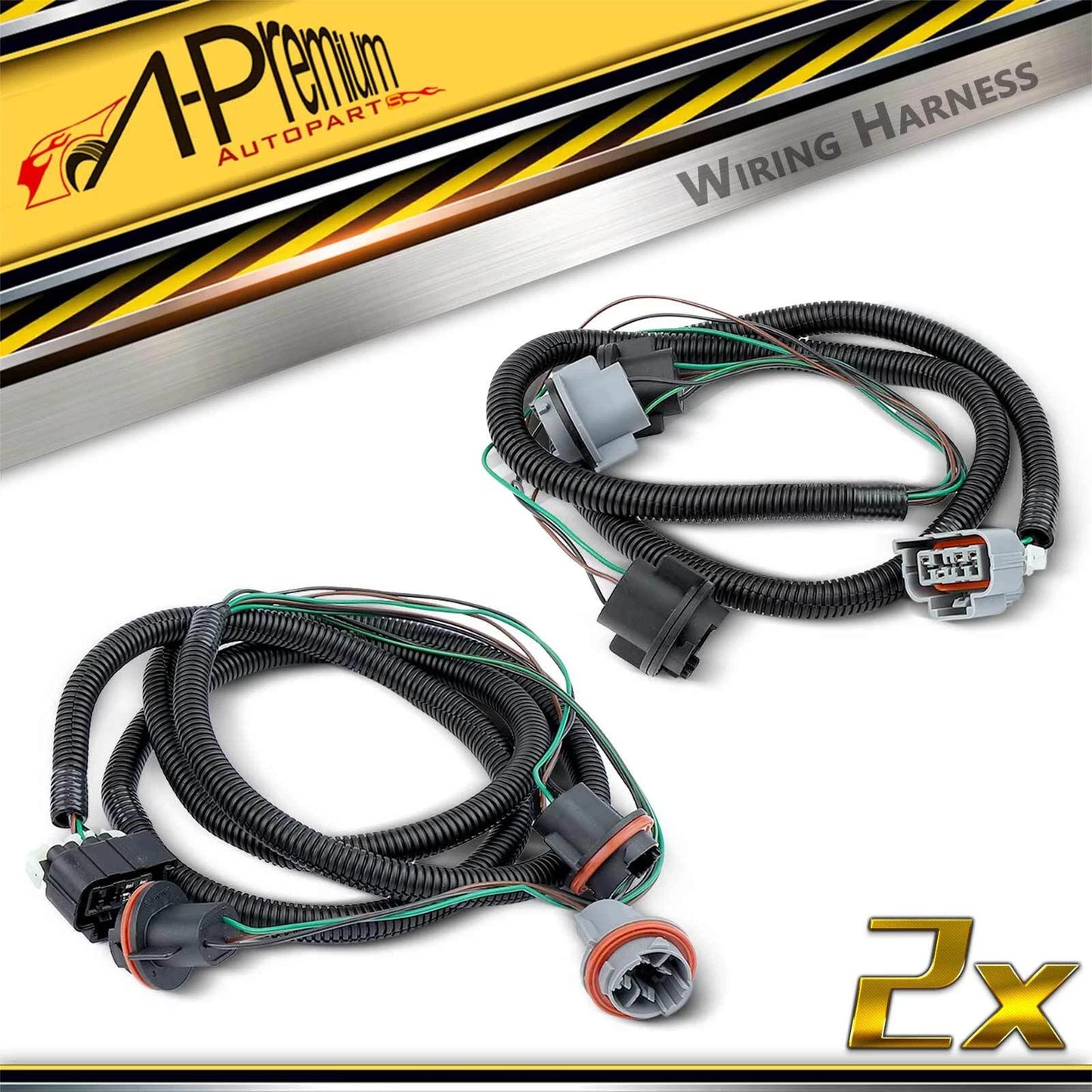 2X Tail Light Wiring Harness for Chevy Silverado 1500 2500 HD (2007–2019)