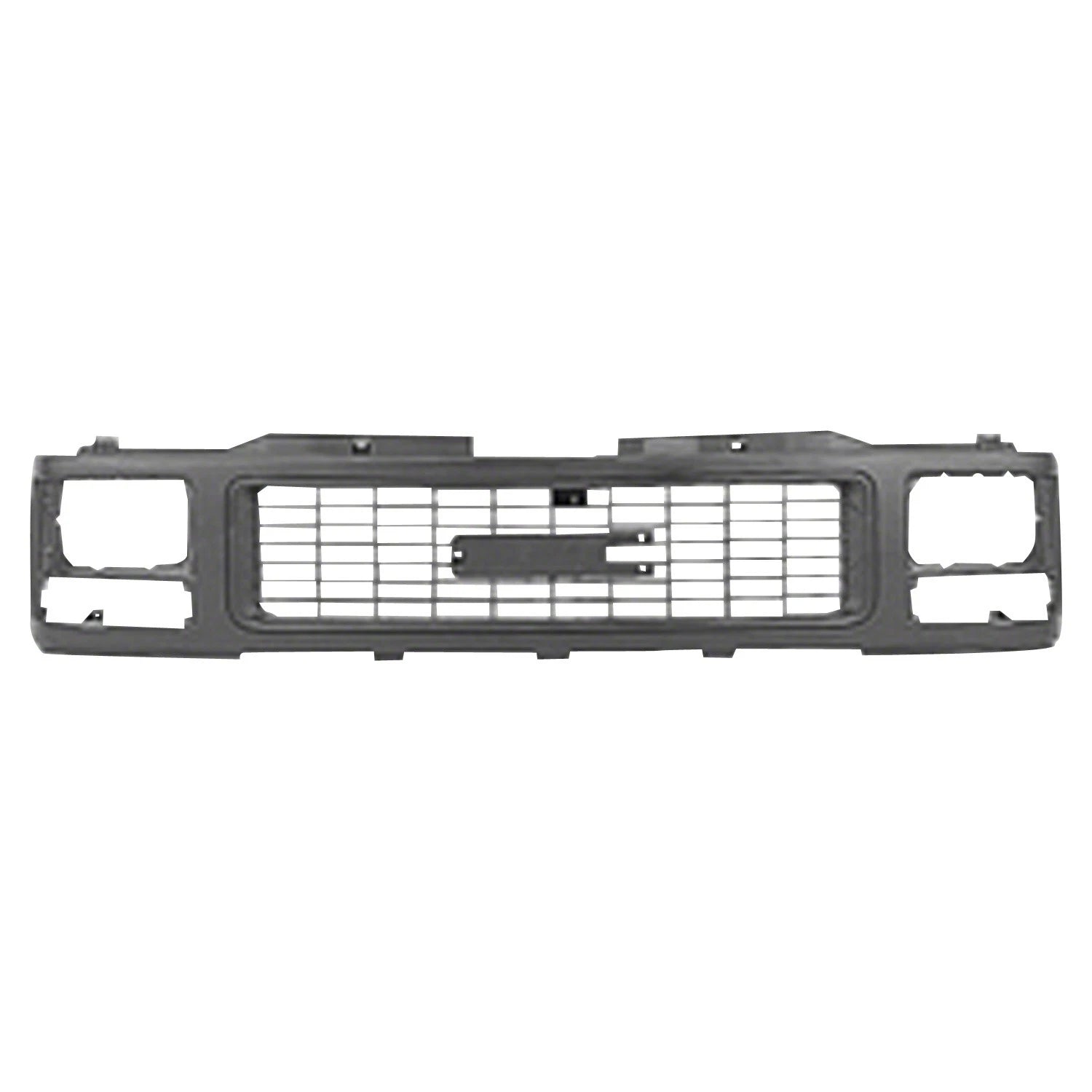 Replacement Silver Plastic Front Grille (See compatibility Chart)
