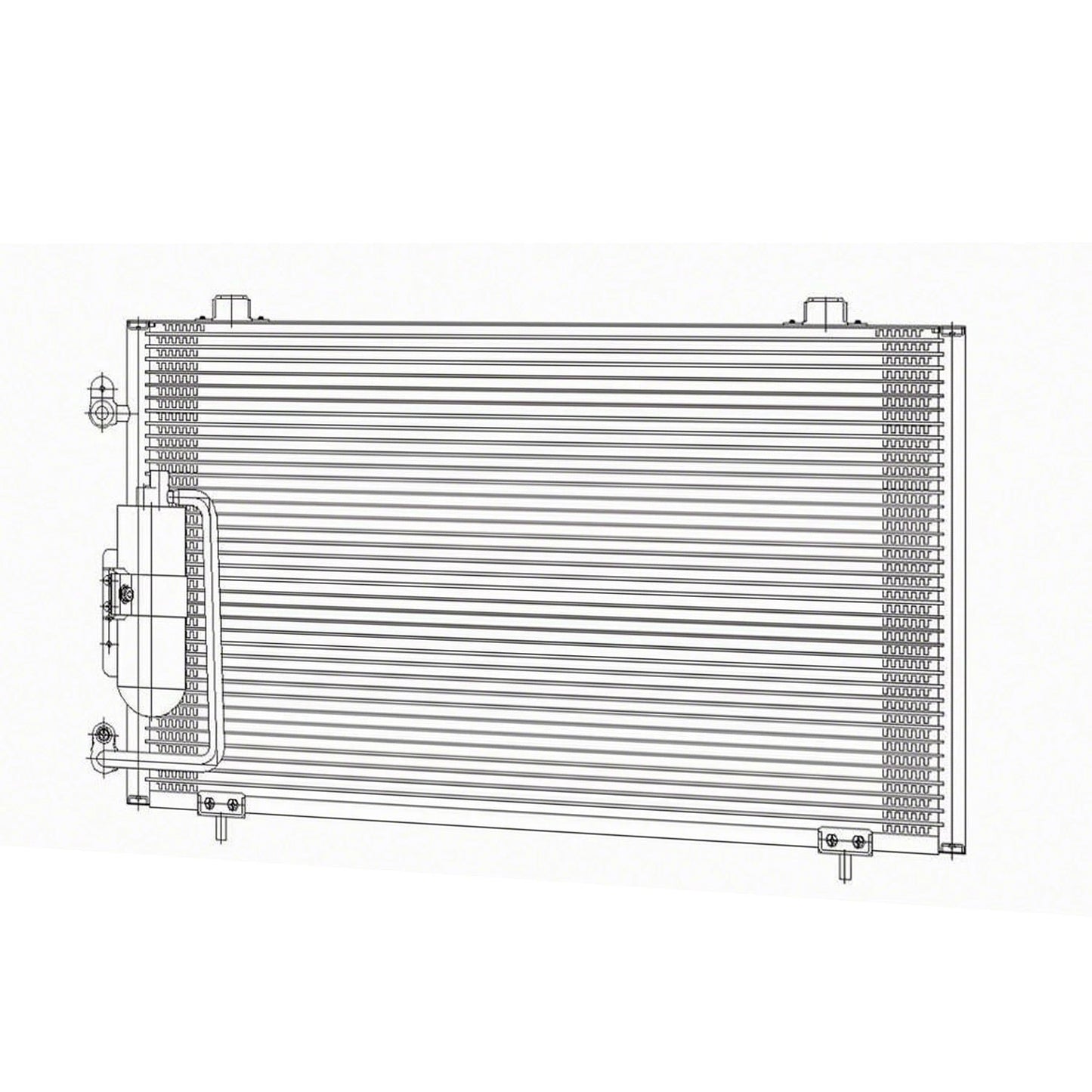 A/C Condenser Replacement w Receiver Drier for Pontiac Vibe (2003–2008)