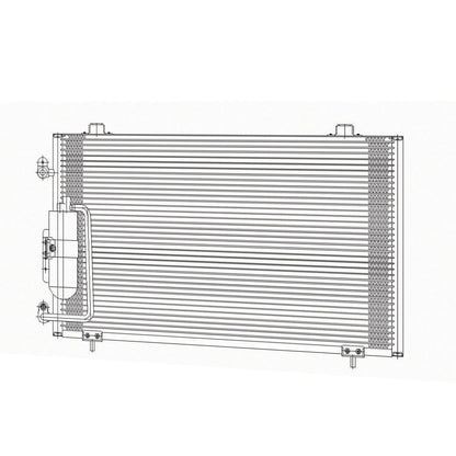 A/C Condenser Replacement w Receiver Drier for Pontiac Vibe (2003–2008)
