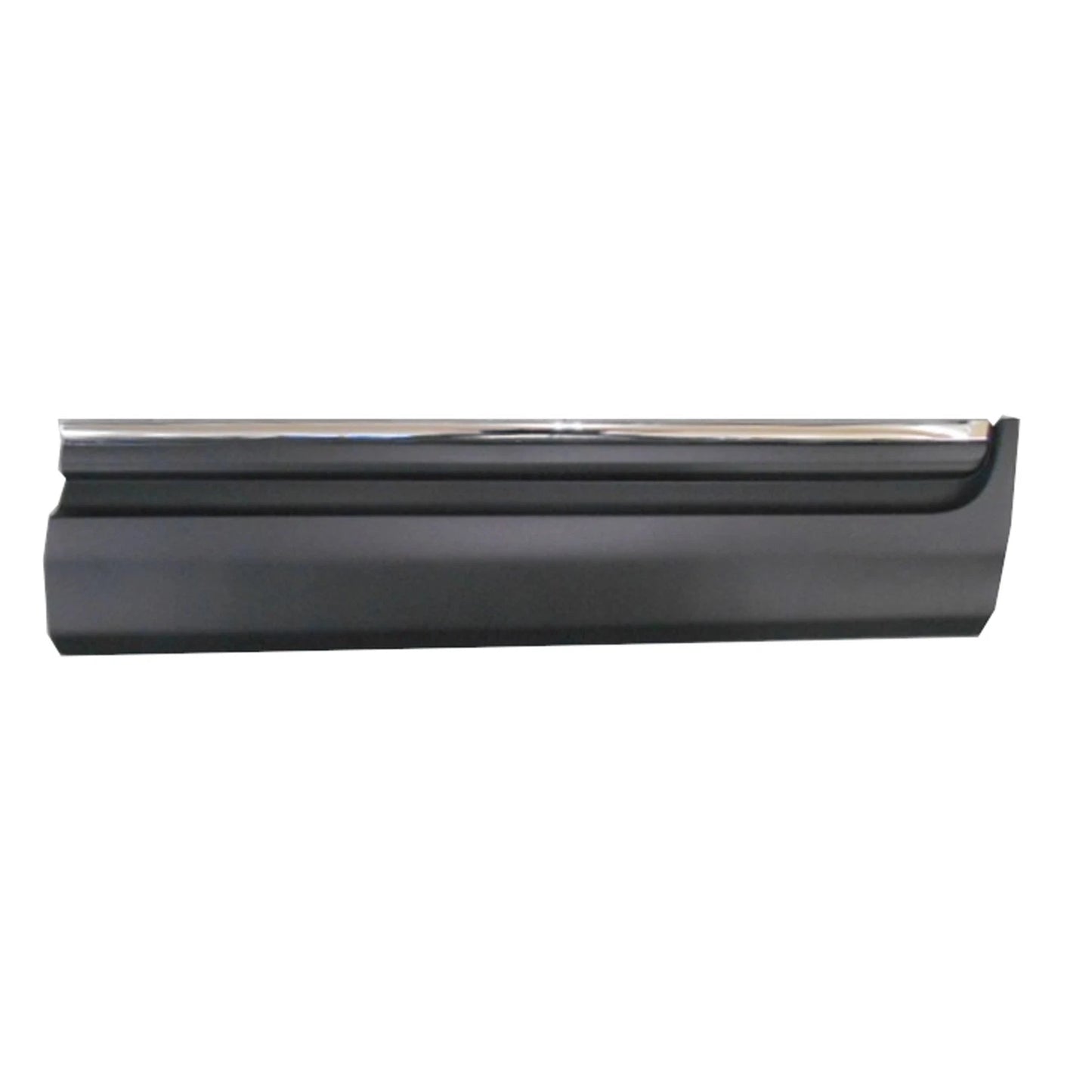 Replacement Polypropylene Front Passenger Lower Door Molding w/Chrome Insert