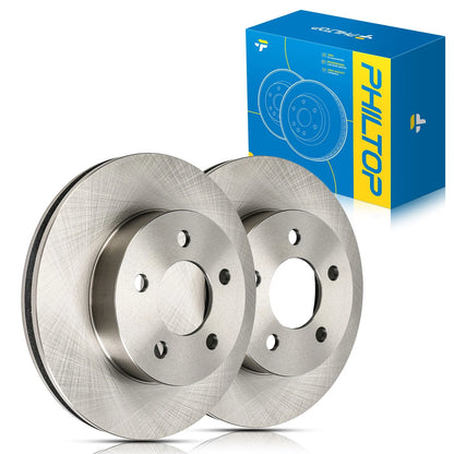 2x Front Vented Disc Brake Rotors for Jeep Liberty (2002–2007)
