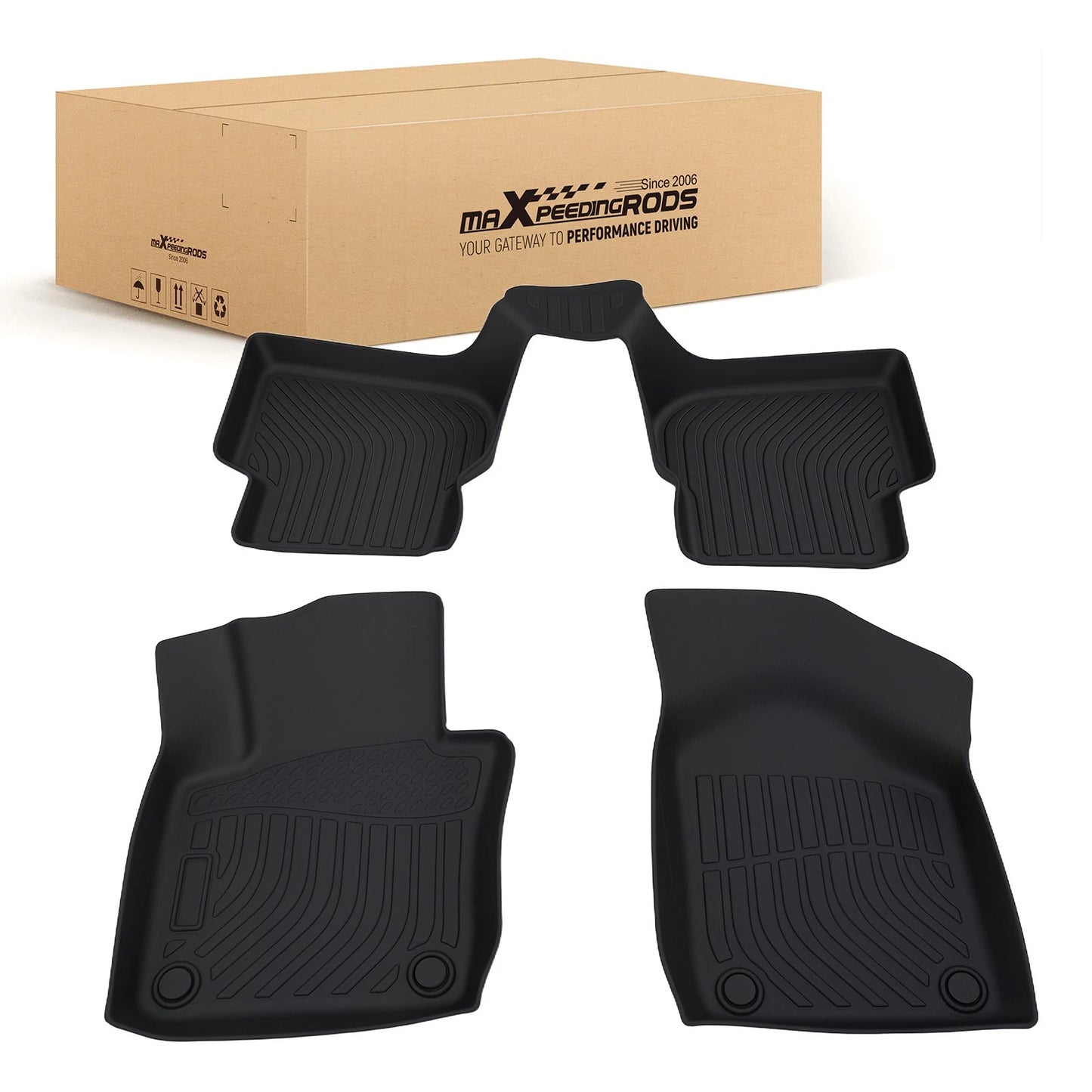All-Weather Floor Mat for Volkswagen Jetta (2011–2018) TPE Floor Liners