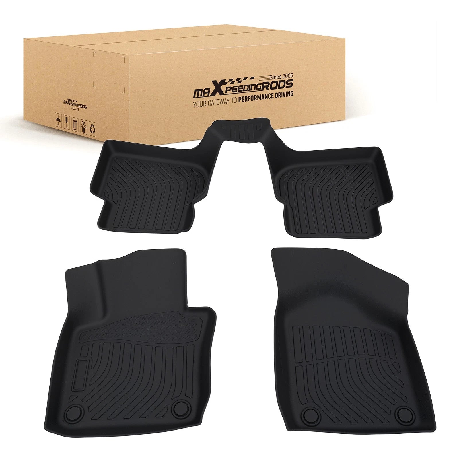 All-Weather Floor Mat for Volkswagen Jetta (2011–2018) TPE Floor Liners