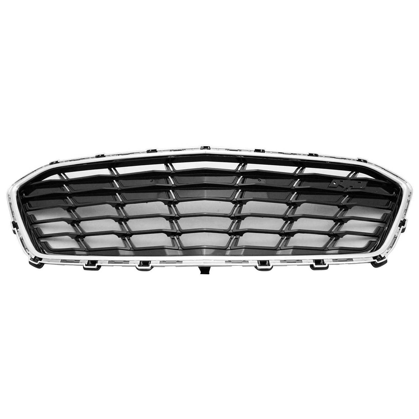 Replacement Black Chrome/Painted ABS Plastic Front Center Grille