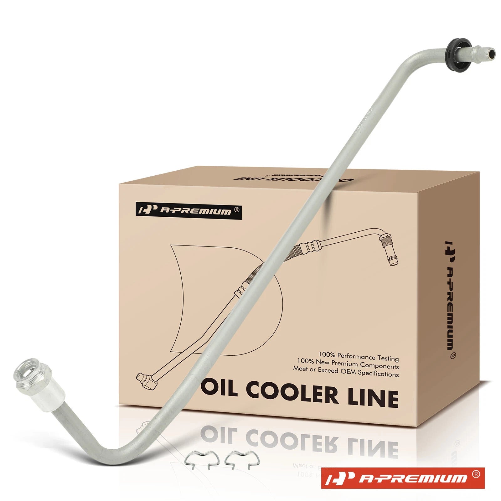Auxiliary Inlet Trans Oil Cooler Line for Chevy Silverado GMC Sierra (2007–2018)