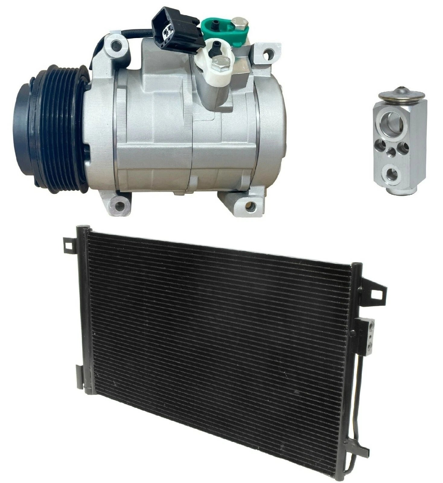 AC Compressor Kit With Condenser for Saturn Outlook 3.6L (2009–2009)