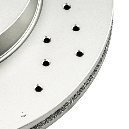 Front Drilled Slotted Brake Rotors for Honda Civic (2006–2011)